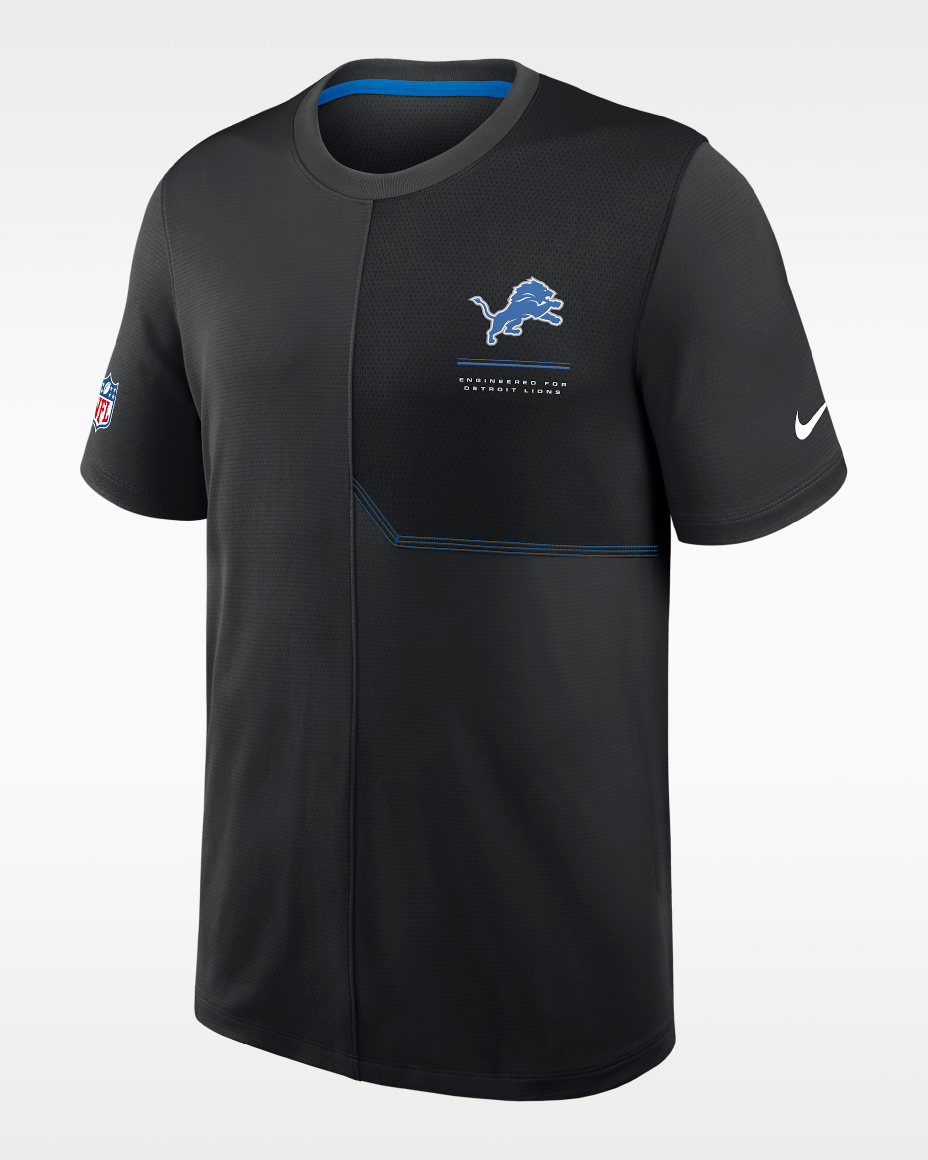Detroit Lions Sideline Coach Men's Nike Dri-FIT NFL Top. Nike.com